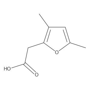 2-(3,5-Dimethylfuran-2-yl)acetic acid结构式