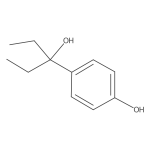 4-(3-Hydroxypentan-3-yl)phenol Structure