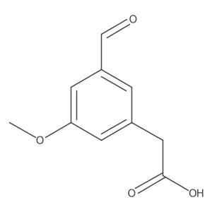 (3-Formyl-5-methoxyphenyl)acetic acid结构式