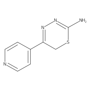 5-(4-Pyridinyl)-6H-1,3,4-thiadiazin-2-amine结构式