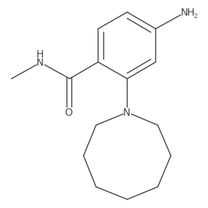 Benzamide, 4-amino-2-(hexahydro-1(2H)-azocinyl)-N-methyl-结构式