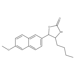 (4S,5R)-4-Butyl-5-(6-methoxynaphthalen-2-YL)oxazolidin-2-one结构式