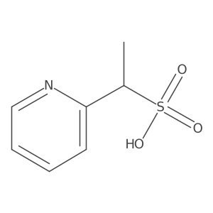 1-(Pyridin-2-yl)ethanesulfonic acid结构式