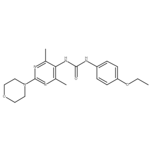 1-(4,6-Dimethyl-2-morpholinopyrimidin-5-yl)-3-(4-ethoxyphenyl)urea Structure