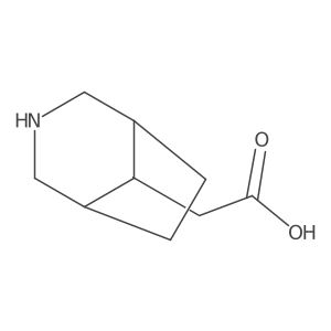 2-(3-Azabicyclo[3.2.1]octan-8-yl)acetic acid Structure