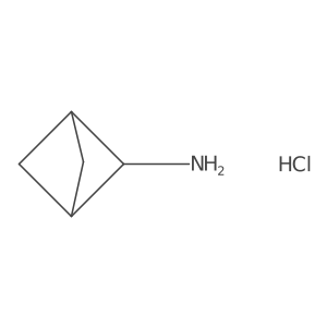 Bicyclo[1.1.1]pentan-2-amine hydrochloride结构式