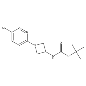 Tert-butyl (1-(6-chloropyridazin-3-yl)azetidin-3-yl)carbamate Structure