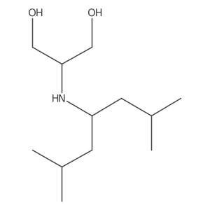 2-[(2,6-Dimethylheptan-4-yl)amino]propane-1,3-diol结构式