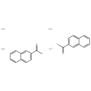 Copper(II) 2-naphthoate trihydrate结构式