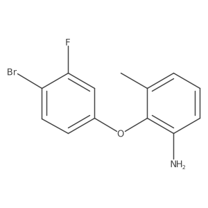2-(4-Bromo-3-fluorophenoxy)-3-methylaniline Structure