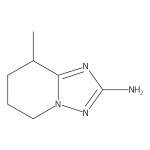 8-Methyl-5H,6H,7H,8H-[1,2,4]triazolo[1,5-a]pyridin-2-amine Structure