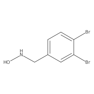 N-[(3,4-dibromophenyl)methyl]hydroxylamine Structure