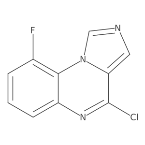 4-Chloro-9-fluoroimidazo[1,5-a]quinoxaline Structure