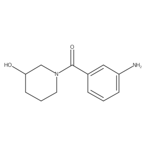 (S)-(3-Aminophenyl)(3-hydroxypiperidin-1-yl)methanone Structure