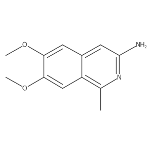 6,7-Dimethoxy-1-methylisoquinolin-3-amine结构式