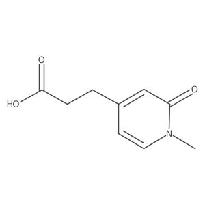 3-(1-Methyl-2-oxo-1,2-dihydropyridin-4-yl)propanoicacid结构式