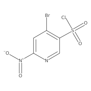 4-Bromo-6-nitropyridine-3-sulfonyl chloride结构式