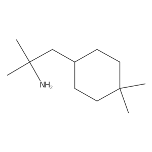 1-(4,4-Dimethylcyclohexyl)-2-methylpropan-2-amine结构式