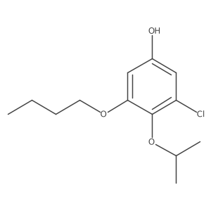 3-Butoxy-5-chloro-4-(propan-2-yloxy)phenol Structure