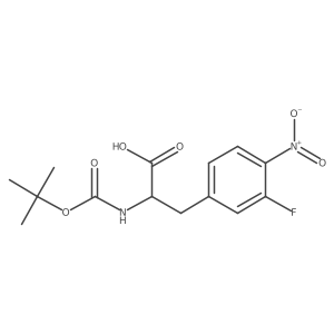 N-[(1,1-Dimethylethoxy)carbonyl]-3-fluoro-4-nitro-L-phenylalanine Structure