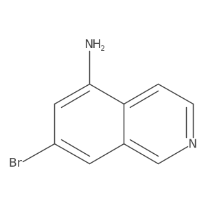 7-Bromoisoquinolin-5-amine结构式