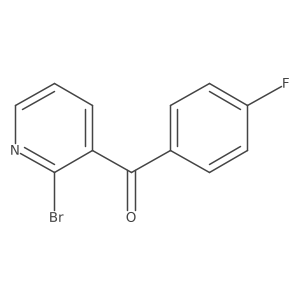 (2-bromo-3-pyridyl)-(4-fluorophenyl)methanone Structure
