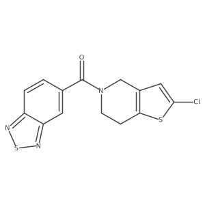 benzo[c][1,2,5]thiadiazol-5-yl(2-chloro-6,7-dihydrothieno[3,2-c]pyridin-5(4H)-yl)methanone Structure