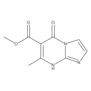 Methyl 7-methyl-5-oxo-1H,5H-imidazo[1,2-a]pyrimidine-6-carboxylate结构式