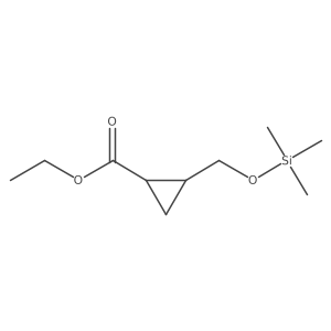 ethyl (1R,2R)-2-{[(trimethylsilyl)oxy]methyl}cyclopropane-1-carboxylate Structure