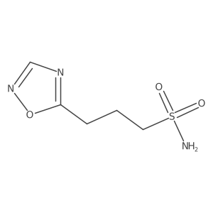 3-(1,2,4-Oxadiazol-5-yl)propane-1-sulfonamide结构式