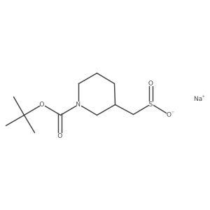 Sodium {1-[(tert-butoxy)carbonyl]piperidin-3-yl}methanesulfinate Structure