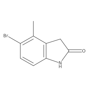5-Bromo-4-methyl-2-oxindole Structure