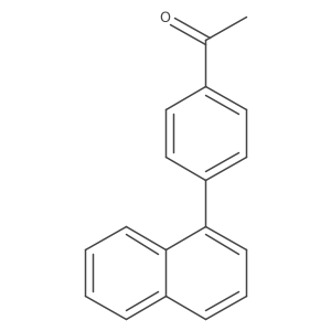 1-[4-(1-Naphthalenyl)phenyl]ethanone结构式