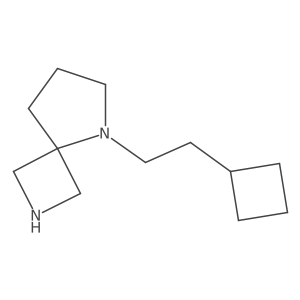 5-(2-Cyclobutylethyl)-2,5-diazaspiro[3.4]octane结构式