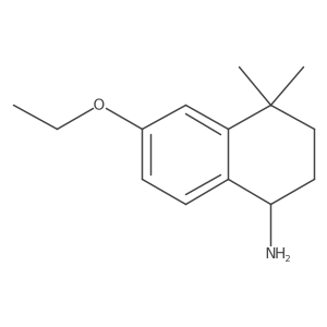 6-Ethoxy-4,4-dimethyl-1,2,3,4-tetrahydronaphthalen-1-amine Structure