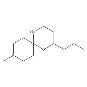 9-Methyl-2-propyl-1-oxa-5,9-diazaspiro[5.5]undecane结构式