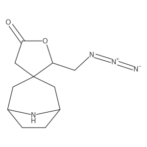 2'-(Azidomethyl)-8-azaspiro[bicyclo[3.2.1]octane-3,3'-oxolane]-5'-one Structure