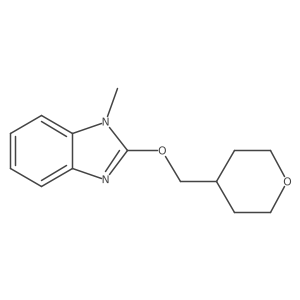 1-methyl-2-[(oxan-4-yl)methoxy]-1H-1,3-benzodiazole Structure