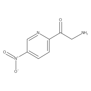 2-Amino-1-(5-nitropyridin-2-yl)ethan-1-one Structure