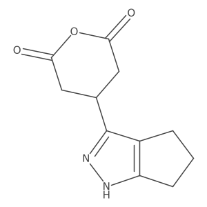 4-{1H,4H,5H,6H-cyclopenta[c]pyrazol-3-yl}oxane-2,6-dione Structure