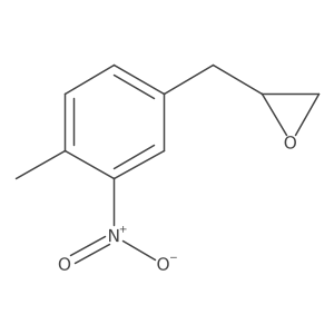 2-[(4-Methyl-3-nitrophenyl)methyl]oxirane结构式