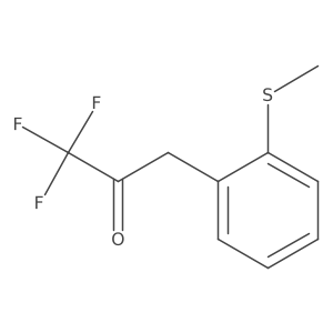 1,1,1-Trifluoro-3-[2-(methylsulfanyl)phenyl]propan-2-one结构式