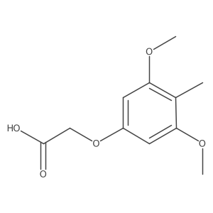 2-(3,5-Dimethoxy-4-methylphenoxy)acetic acid结构式