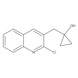 1-[(2-Chloroquinolin-3-yl)methyl]cyclopropan-1-ol结构式