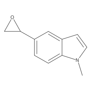 1-methyl-5-(oxiran-2-yl)-1H-indole结构式