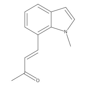 4-(1-methyl-1H-indol-7-yl)but-3-en-2-one结构式