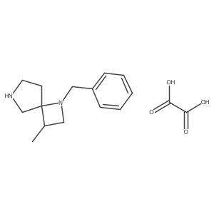 (3S,4R)-1-Benzyl-3-methyl-1,6-diazaspiro[3.4]octane oxalate Structure