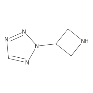 2-(azetidin-3-yl)-2H-1,2,3,4-tetrazole结构式