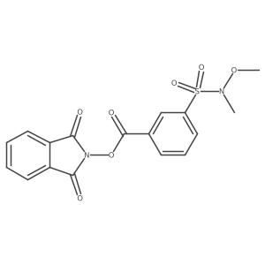 1,3-dioxo-2,3-dihydro-1H-isoindol-2-yl 3-[methoxy(methyl)sulfamoyl]benzoate结构式