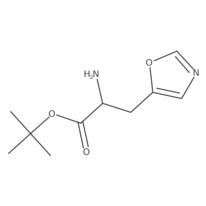 Tert-butyl 2-amino-3-(1,3-oxazol-5-yl)propanoate Structure